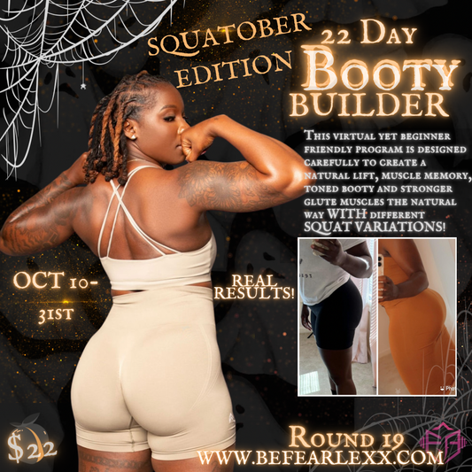22 Day Booty Builder‼️ROUND NINETEEN SQUATOBER EDITION ‼️